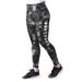 Women's MSX by Michael Strahan Black Carolina Panthers Aubrey Tie-Dye Leggings