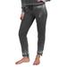 Women's Concepts Sport Charcoal San Antonio Spurs Resurgence Waffle Knit Pants