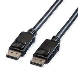 ROLINE DisplayPort Kabel, DP-DP, v1.2, ST - ST, TPE, schwarz, 10 m Image