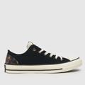 Converse all star ox tortoise trainers in black & brown