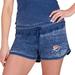 Women's Concepts Sport Navy Oklahoma City Thunder Resurgence Waffle Knit Shorts