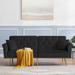 Tufted Futon Loveseat Velvet Sleeper Sofa Bed for Livingroom Couch