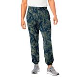 Men's Big & Tall Fleece Elastic Cuff Sweatpants by KingSize in Brushstroke Camo (Size 7XL)