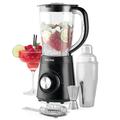 Salter EK5619 Cocktail Blender Set – BPA Free 1.5L Jug Blender, Includes Cocktail Shaker & Accessories, 2 Speed Settings & Pulse, Stainless Steel Cross Blade, Locking Safety Lid, Crushes Ice, 500W