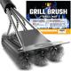 KP BBQ Grill Brush for Outdoor Grill w/Grill Scraper & Heavy Duty Grill Mat -Smart Grip Handle for Effortless BBQ Brush for Grill Cleaning Grill Accessories Grill Cleaner Brush - Great Gift for Dad
