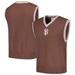 Men's PLEASURES Brown San Francisco Giants Knit V-Neck Pullover Sweater Vest