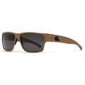 Gatorz Delta Sunglasses Cerakote Desert Frame Tan Smoke Polarized Lens Matte Black Plug GDELCTN01P