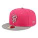 Men's New Era Pink San Francisco Giants Two-Tone Color Pack 59FIFTY Fitted Hat