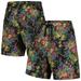 Men's PLEASURES Black Miami Marlins Floral Shorts