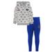 Girls Toddler Gray/Royal Florida Gators Heart to Hoodie & Leggings Set