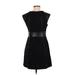 Bailey 44 Casual Dress - A-Line Crew Neck Sleeveless: Black Print Dresses - Women's Size Medium