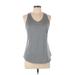 FILA Active T-Shirt: Gray Activewear - Women's Size Large