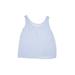 Gap Tank Top Blue Marled Scoop Neck Tops - Kids Girl's Size Large