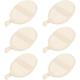 Body Scrub Body Scrub Body Scrub 6Pcs Natural Loofa Sponge Pads Simple Bath Towels Natural Exfoliating Bath Tools Loofah Scrubbing Towels Bath Sponge Bath Sponge Travel Towel