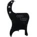 BESTONZON PB Bass 3 Ply Prewired Loaded Pickguard Pickup for Precision Bass Guitar Musical Instrument (Black)