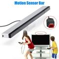 JFY Wired Infrared IR Ray Motion Receiver Sensor Bar for Nintendo Wii Wii U with Stand Motion Sensor
