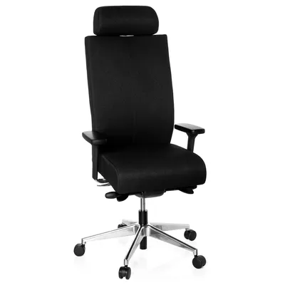 Bürostuhl / Drehstuhl PRO-TEC XXL Vollpolster schwarz hjh OFFICE Image