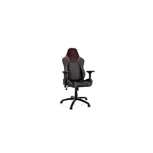 Gaming Stuhl / Bürostuhl GAMEBREAKER POLARYS I Kunstleder grau / rot hjh OFFICE