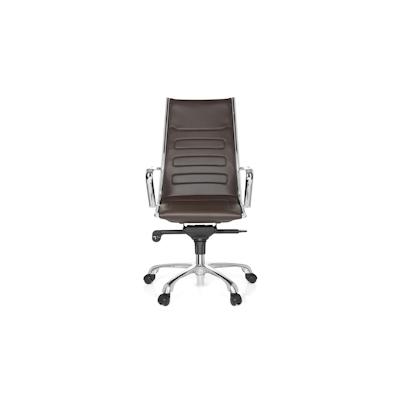 Chefsessel PARIBA III Kunstleder braun hjh OFFICE