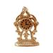 Farfi Miniature Clock Multi-use Handmade Alloy Miniature Clock Display for Home (Type S)