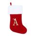 iOPQO Christmas Decorations Clearance Christmas Stockings Classic Personalized Stocking Decoration For Family Holiday Season Alphabet Christmas Stockings Christmas Ornaments