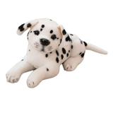 Simulation Dog Doll 3-Postures 3D Eyes Cute Dalmatian/Beagle Plushies Ornament Realistic Stuffed Animal Puppy Doll Home Decoration Birthday Gift