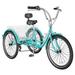 MOPHOTO Adult Tricycles 3 Wheel 7 Speed Trikes 26 inch with Big Basket for Shopping Picnics Exercise Men s Women s Senior s Trike