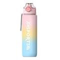 Sports Water Bottle | 1000ml Water Bottle With Leak-proof Pop-up Cover | Gym Water Bottle For School Cycling Outdoor Sports Fitness Office