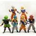 6 pcs Dragon Ball Z Figures Set: 7 Super Saiyan Goku Son Gokou Vegeta & Broly 6th Gen