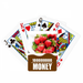 Fresh Strawberry Red Fruit Picture Poker Playing Card Funny Hand Game