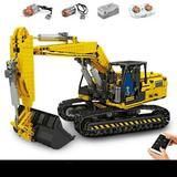 Custom MOC Same as Major Brands! MK 13130 Car Compatible Construction 42100 Liebherr R 9800 Excavator Motor Crane Set Kids Toys Building Blocks Bricks