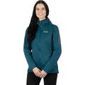 FXR Womens Pulse Softshell Jacket HydrX Fleece Interior Snow Dark Steel Sundial - X-Large 241005-0361-16