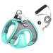 Breathable Outdoor Walking With Traction Rope Comfortable Pet Chest Strap Cat Harness Pet Supplies For Small Dogs Cats GREEN S WITH TRACTION ROPE