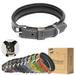 Filbert Padded Leather Dog Collar for Large Dogs Medium & Small Dogs Leather Collar for Dogs Smoky Dog Collar +12 Colors Genuine Leather Dog Collars + Leather Lining Luxury Dog Collar