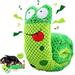 Squeaky Dog Chew Toys for Stress Relief Interactive Puzzle Toy IQ Training Tough Plush Toys for Small Medium Large Dog