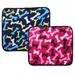 2 Pcs Pet Soft Dog Blankets Medium - Soft Fluffy Cats Dogs Blankets Cute Print Pet Puppy Blankets Fleece Washable Pet Pad Sleeping Mat - XL(23.62 x16.92 )