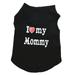 SSBSM Lovely I Love My Daddy Mommy Small Dog Puppy Pet Cotton Clothes - Sleeveless Vest for Adorable Style