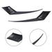 Glossy Black Front Headlight Eyebrow Cover Trim For Honda for Accord 2023 -2025