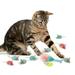 SmartyKat Tropical Time (Set of 9) Catnip Cat Toys Variety Pack Skitter Mice & Catnip Martini (3 Pack)