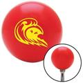 American Shifter Yellow Hawaiian Waves No.3 Red Shift Knob with M16 x 1.5 Insert Shifter Auto Manual