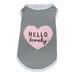 Pet Shirt Letters Pattern Heart Shape Stripe - Lovely Pet Sweatshirt Costume - for Home Wear