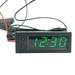 Lierteer 12V 3In1 Vehicle Car Kit Thermometer + Voltmeter + Clock Led Digital Display