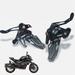 Motorcycle Footrest Aluminum Alloy Adjustable Rearset Foot Rest Foot pegs accessories for CFMOTO 800NK NK800 2023