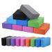 9Pcs Yoga Blocks High-Density EVA Foam Yoga Block Bulk Non-Slip Dance Brick for Stretching Pilates Multicolor