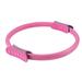 Pilates yoga ring 1pc Non-slip Pilates Ring Fitness Exercise Ring Expansion Chest Movement Tool Fitness Equipment for Women Yoga (Pink)