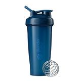 BlenderBottle Classic Shaker Bottle Perfect for Protein Shakes and Pre Workout 28-Ounce Navy