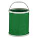 Uxcell Collapsible Bucket 13L (3.4 Gallons) Folding Bucket Portable Foldable Water Container Green