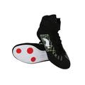 Daeful Boys Boxing Shoes High Top Wrestling Shoe Round Toe Fighting Sneakers School Lightweight Anti Slip Rubber Sole Combat Sneaker Black-2 13C