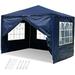 10 x10 Outdoor Wedding Party Patio Enclosed Tent w/ 4 Removable Side Walls for Fetes Event