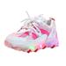 dmqupv Size 4 Shoes for Baby Girls Sport Light Shoes Kids Bling Girls Baby Shoes Girls Tennis Shoes Size 3 Shoes Pink 7